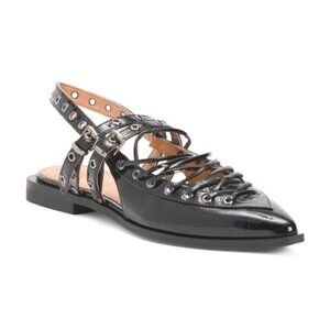 STEVE MADDEN Galanto Lace Up Slingback Flats